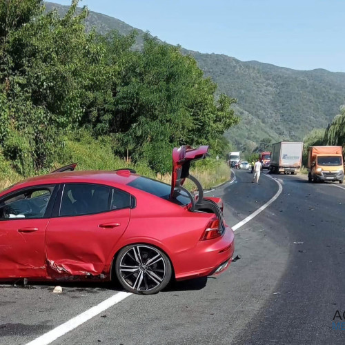 Accident rutier fara victime pe DN 6 in localitatea Toplet