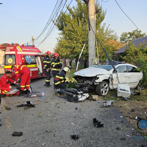 Accident rutier grav în Gogosu