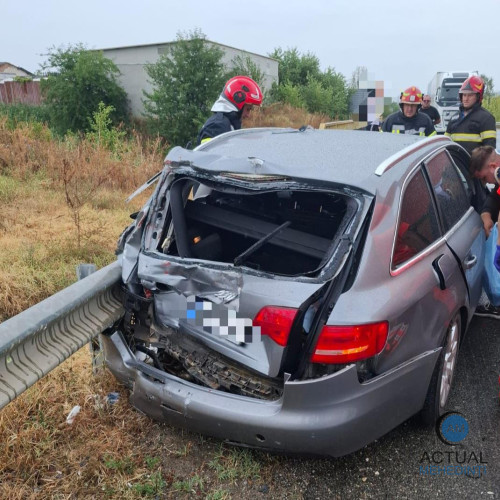 Accident rutier pe centura ocolitoare a Drobetei Turnu Severin