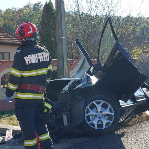 Accident rutier grav pe DN 6, la ieșire din Tamna