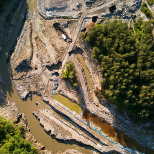 situație stabilizată la salina Praid, autoritățile monitorizează riscurile de la Apele Române