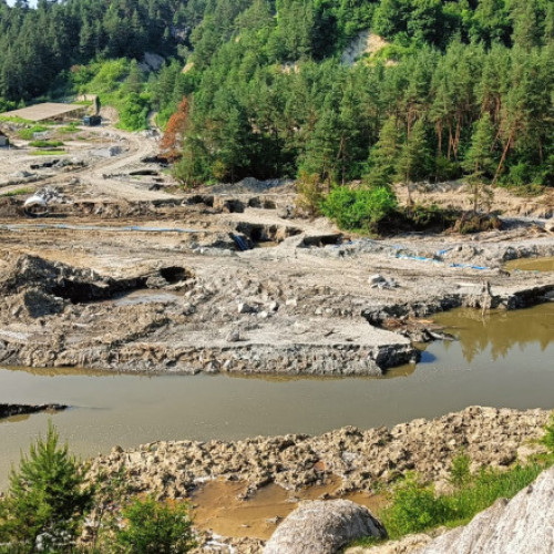 probleme majore în zona Tarnava Mica, după inundarea salinei Praid