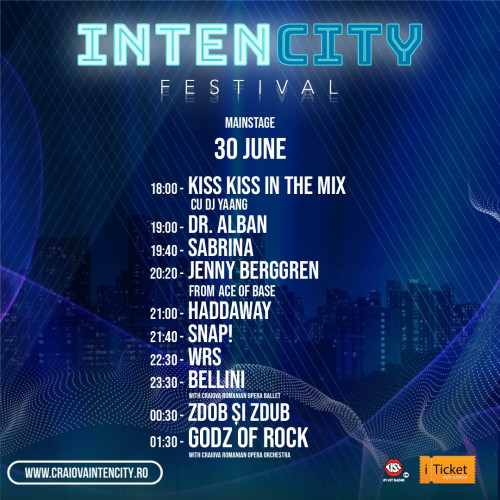 Festivalul IntenCity: prima seară în Mainstage!