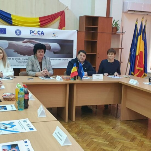 Primăria Orșova finalizează proiectul privind promovarea eticii și integrității la nivelul UAT