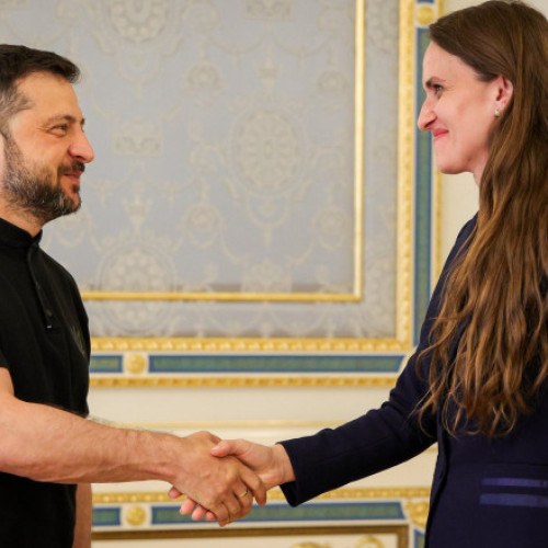 Video Oana Ţoiu s-a întâlnit cu Volodimir Zelenski la Kiev. Ce subiecte au fost abordate
