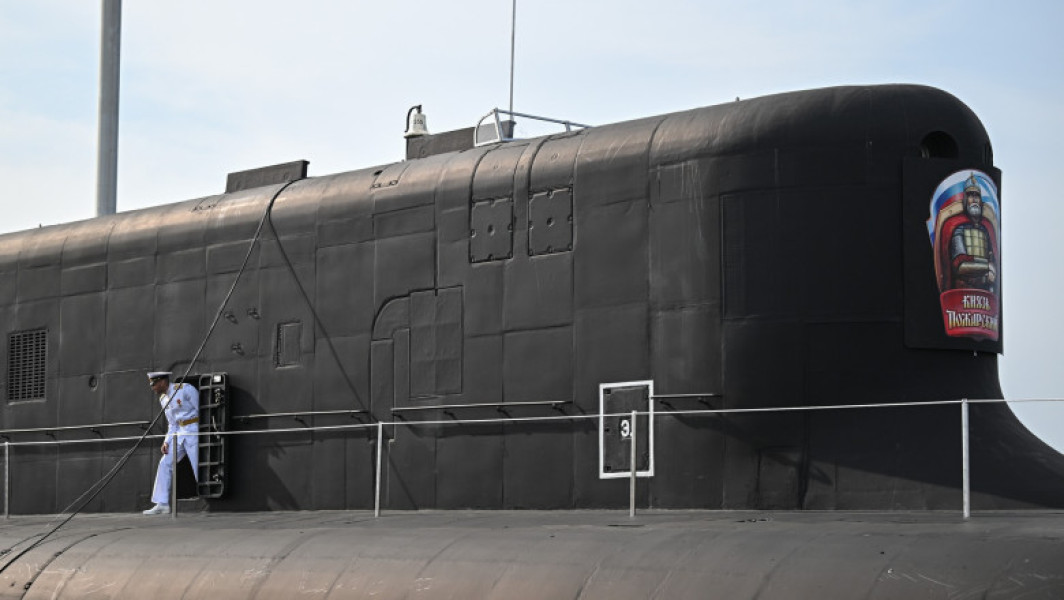 Submarin nuclear rus clasa Borei observat pentru prima dată lângă Japonia