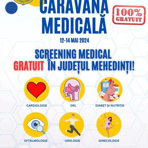 Caravana medicală oferă consultații GRATUITE și tratamente în două zone din Mehedinți